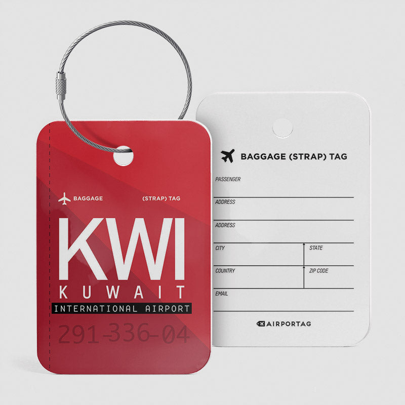 KWI - Étiquette de bagage