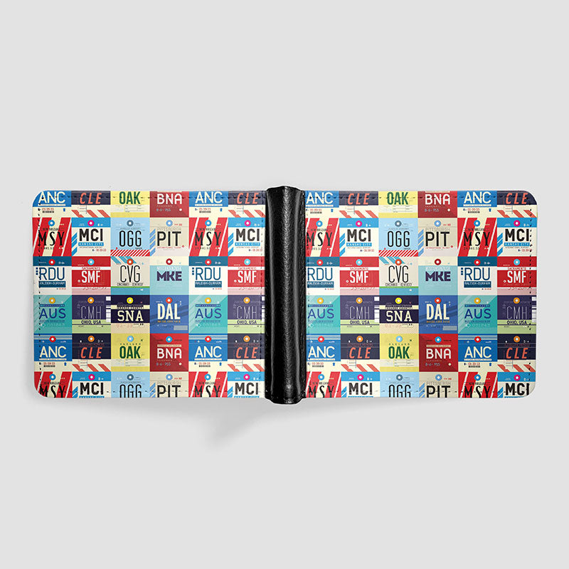 L Airports USA - Men's Wallet