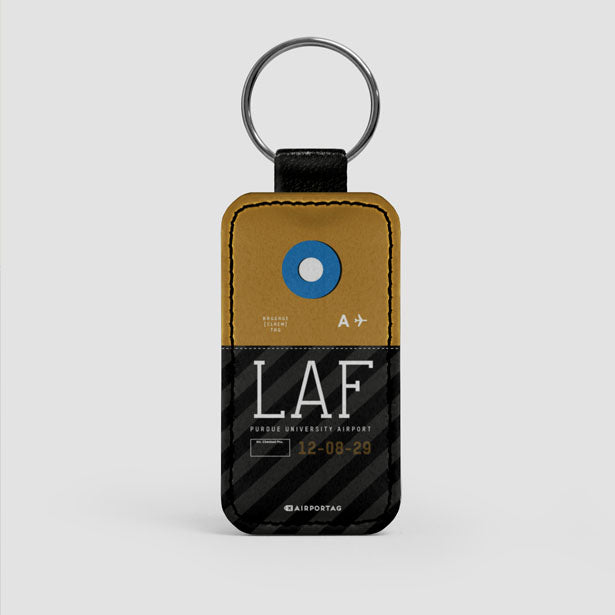 LAF - Leather Keychain - Airportag