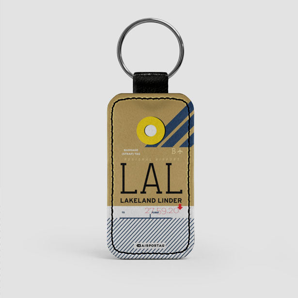 LAL - Leather Keychain - Airportag