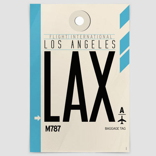 LAX - Poster - Airportag