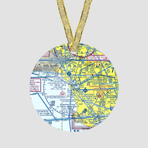 LAX Sectional - Ornament - Airportag