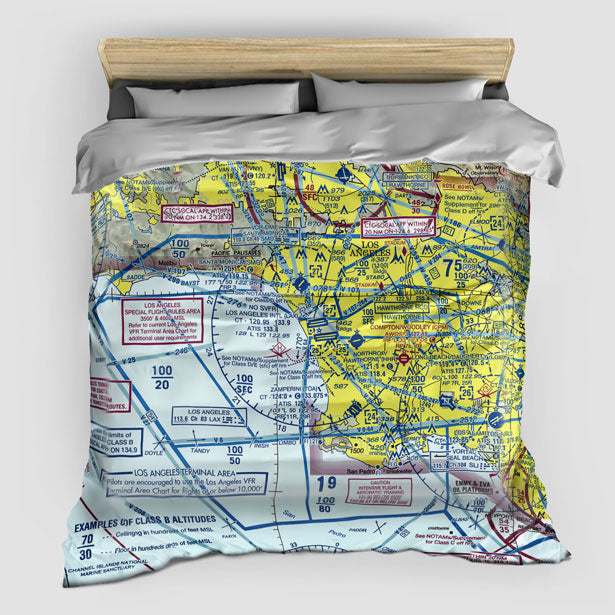 LAX Sectional - Duvet Cover - Airportag