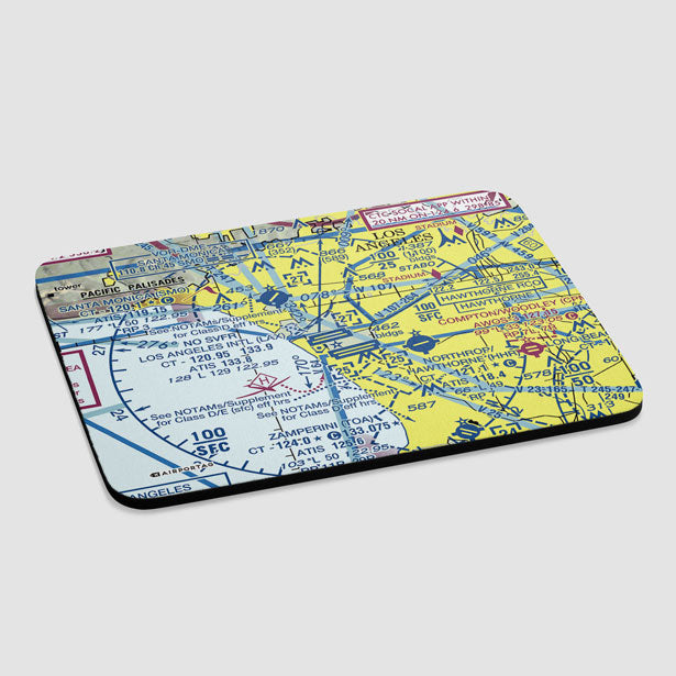 LAX Sectional - Mousepad - Airportag