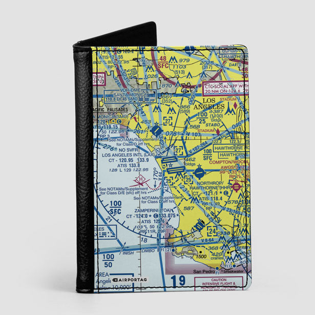LAX Sectional - Passport Cover - Airportag