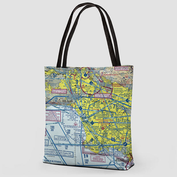 LAX Sectional - Tote Bag - Airportag