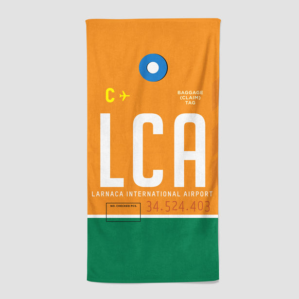 LCA - Beach Towel - Airportag