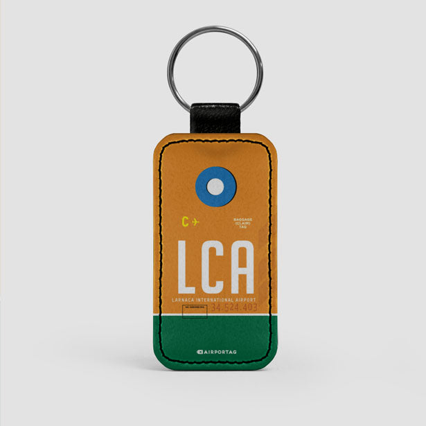 LCA - Leather Keychain - Airportag