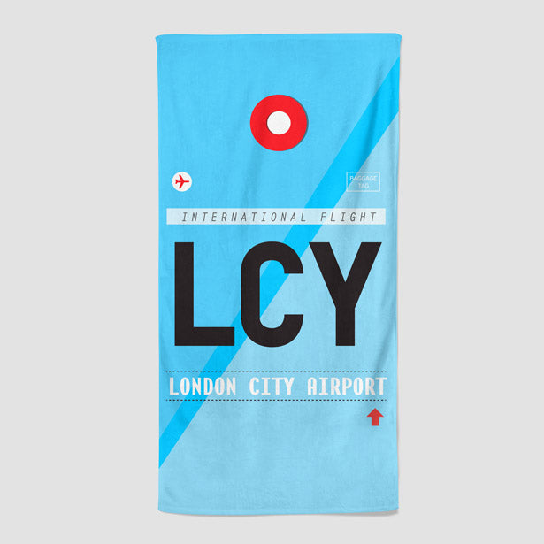 LCY - Beach Towel - Airportag
