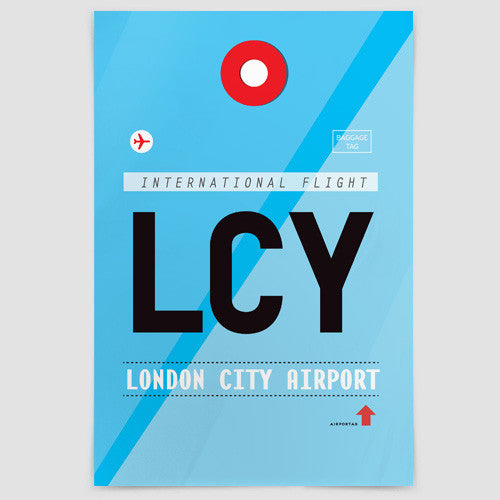 LCY - Poster - Airportag