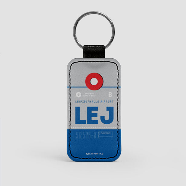 LEJ - Leather Keychain - Airportag