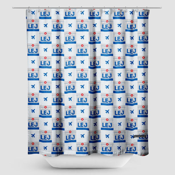 LEJ - Shower Curtain - Airportag