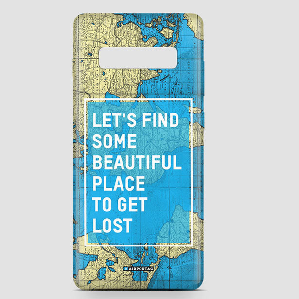 Let's Find - World Map - Phone Case airportag.myshopify.com