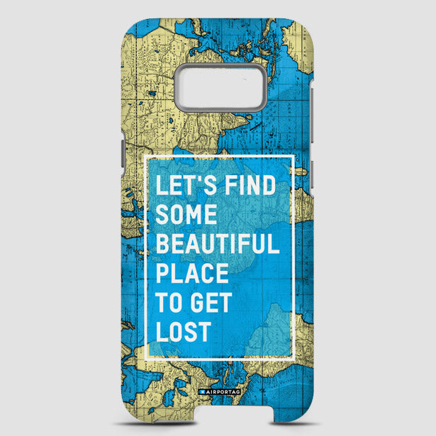 Let's Find - World Map - Phone Case - Airportag