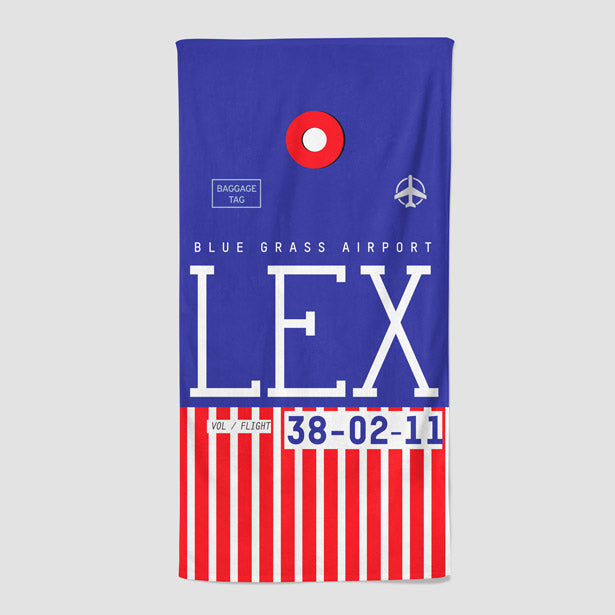 LEX - Beach Towel - Airportag