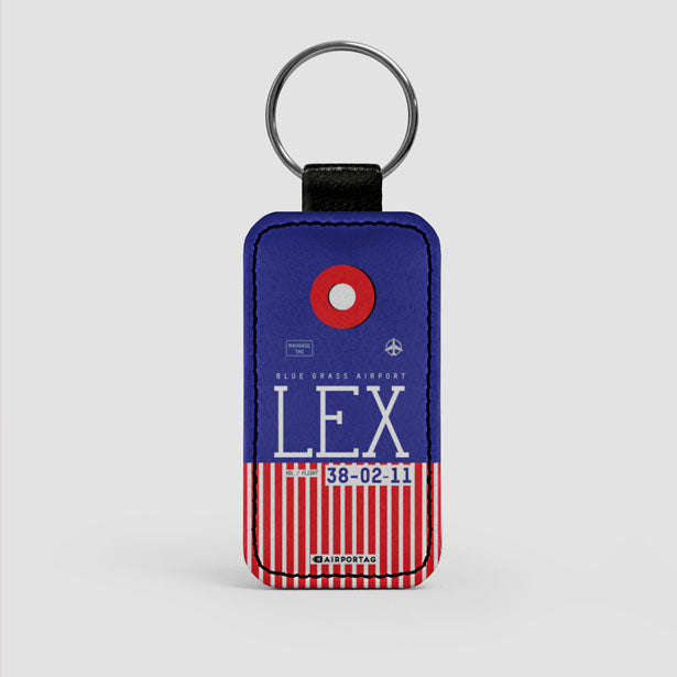 LEX - Leather Keychain - Airportag