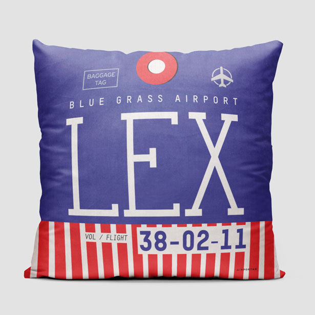 LEX - Throw Pillow - Airportag