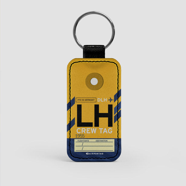 LH - Leather Keychain - Airportag