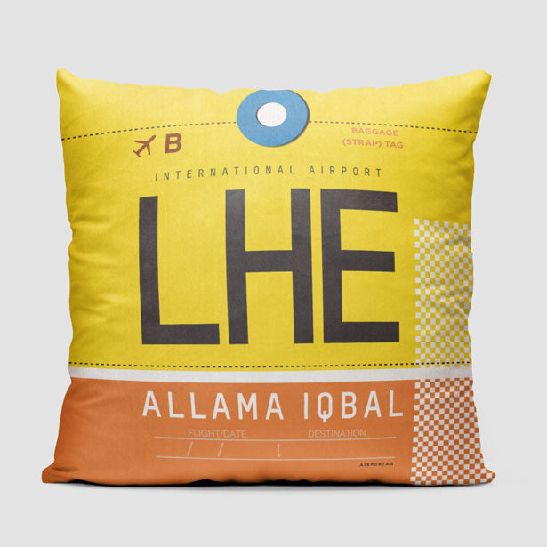 LHE - Throw Pillow - Airportag