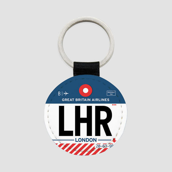 LHR - Round Keychain