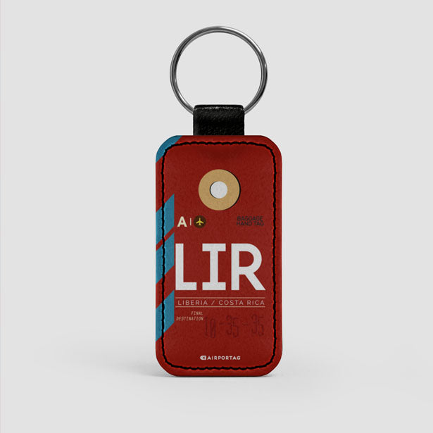 LIR - Leather Keychain - Airportag