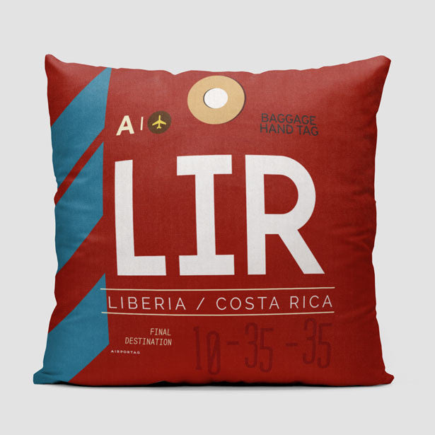 LIR - Throw Pillow - Airportag