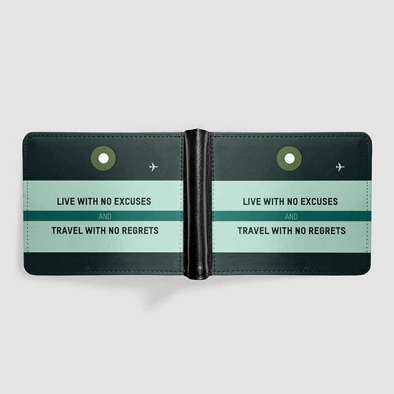 Live With No Excuses - Men's Wallet
