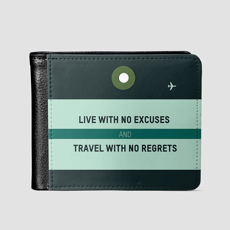 Live With No Excuses - Men's Wallet