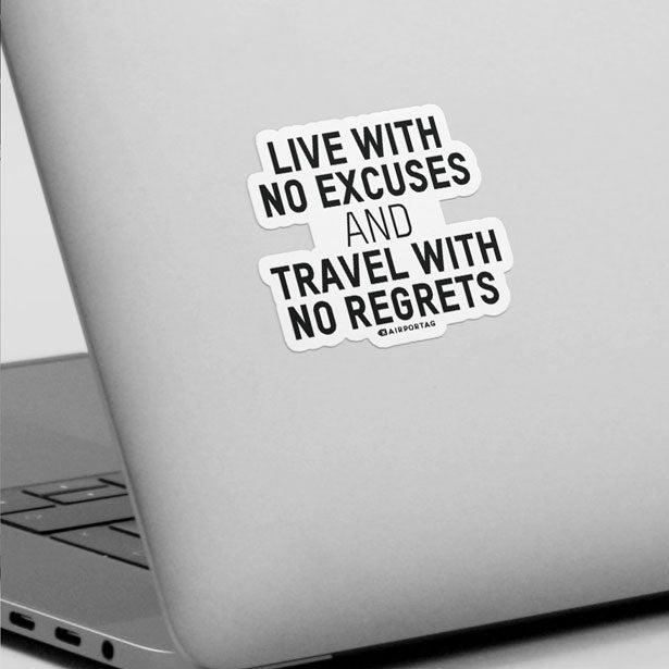 Live With No Excuses - Stickers - Airportag