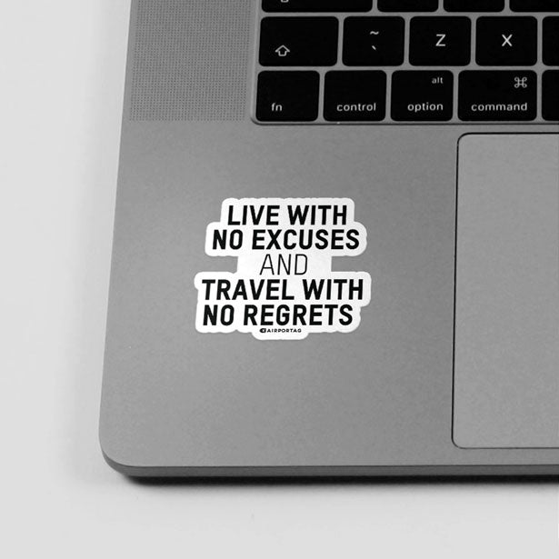 Live With No Excuses - Stickers - Airportag