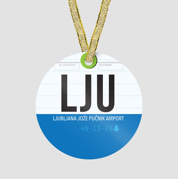 LJU - Ornament - Airportag