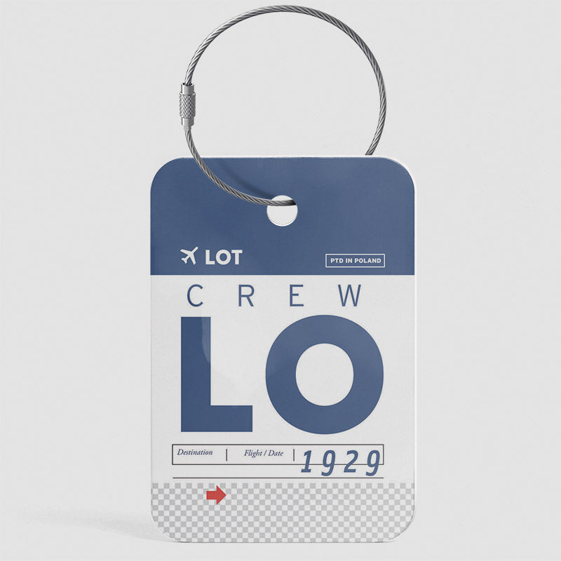 LO - Étiquette de bagage