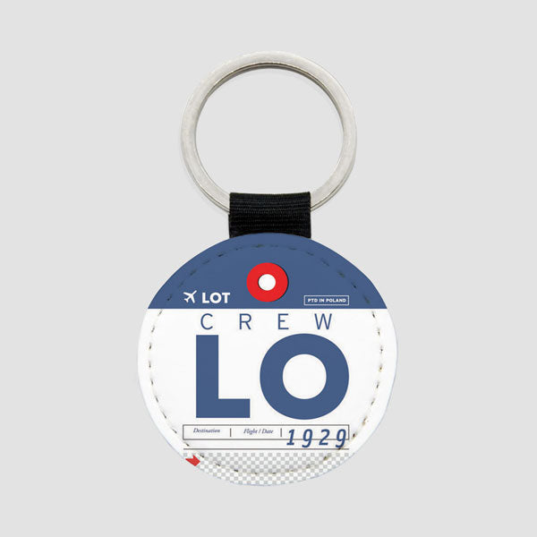 LO - Round Keychain