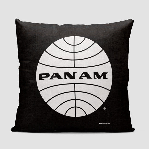Pan Am Logo - Throw Pillow - Airportag