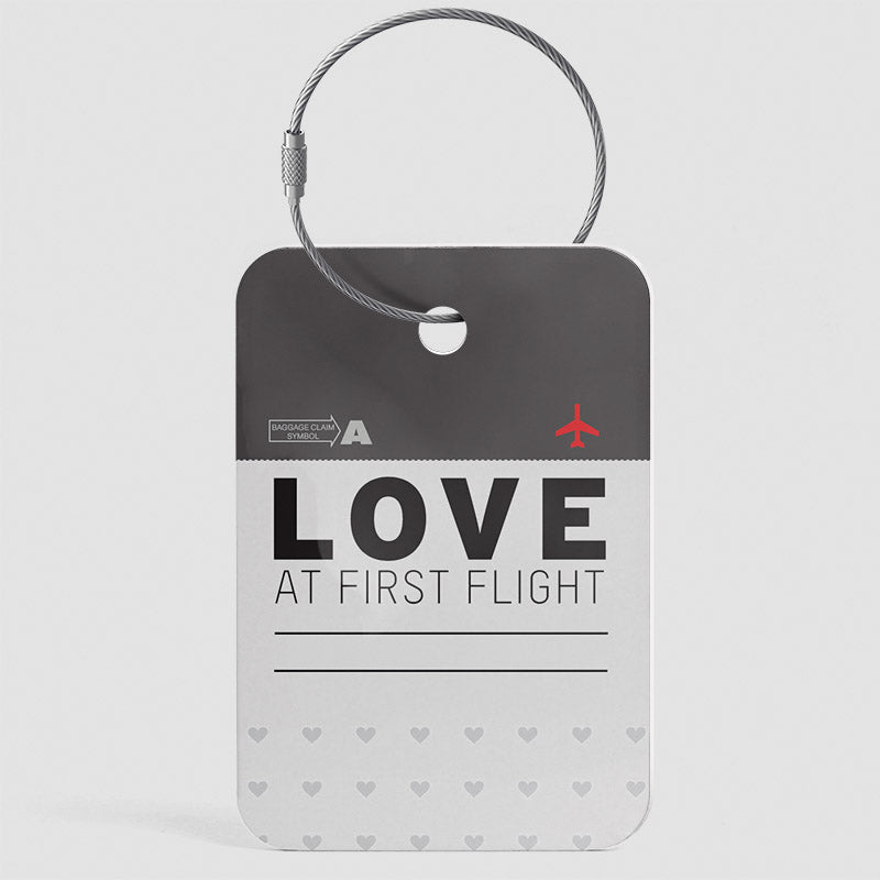 L'amour au premier vol - Étiquette de bagage