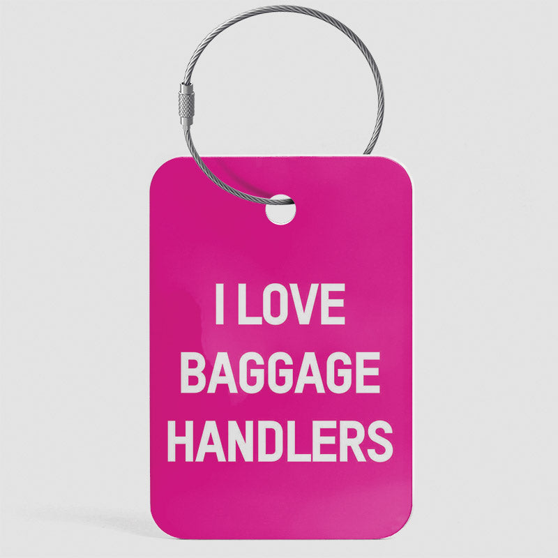 J'aime les bagagistes - Étiquette de bagage