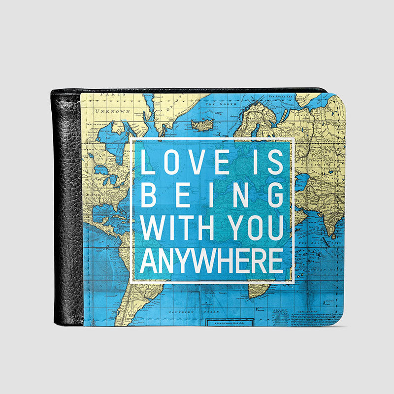Love is Being - World Map - Men's Wallet