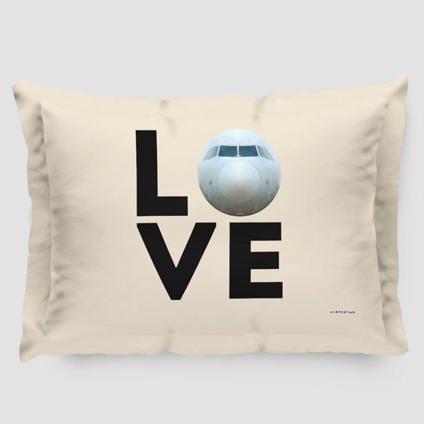Love Plane - Pillow Sham - Airportag