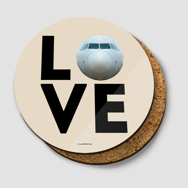 Love Plane - Coaster - Airportag