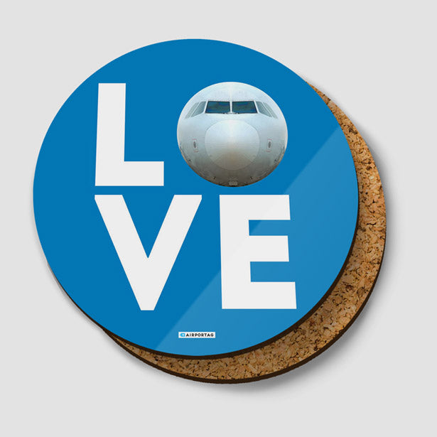 Love Plane - Coaster - Airportag