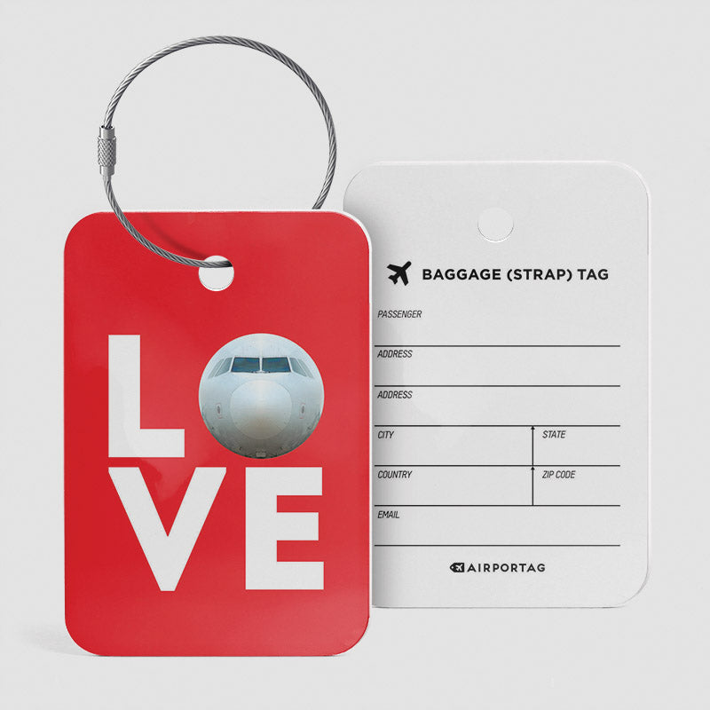 Love Plane - Luggage Tag