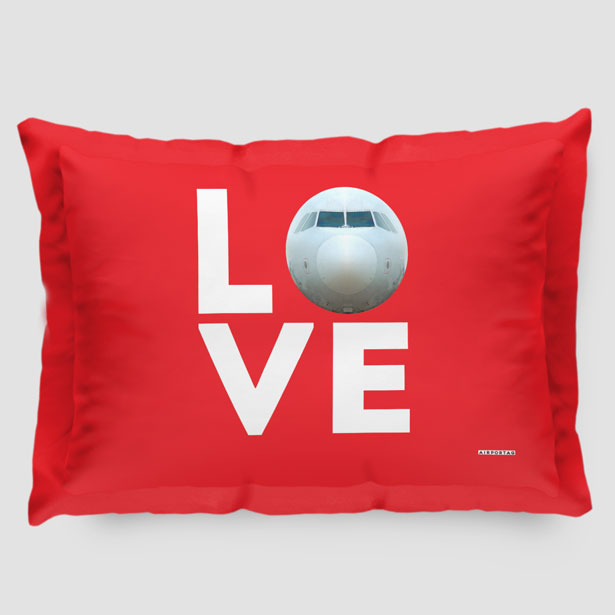 Love Plane - Pillow Sham - Airportag