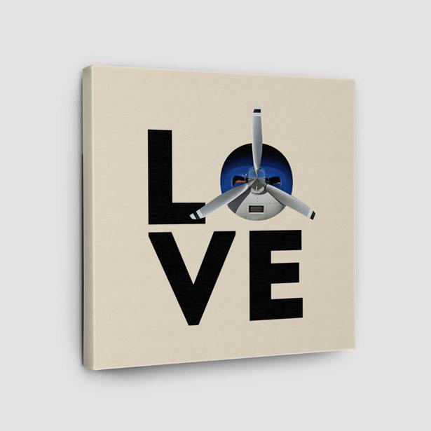 Love Propeller - Canvas - Airportag