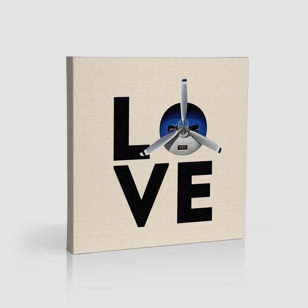 Love Propeller - Canvas - Airportag