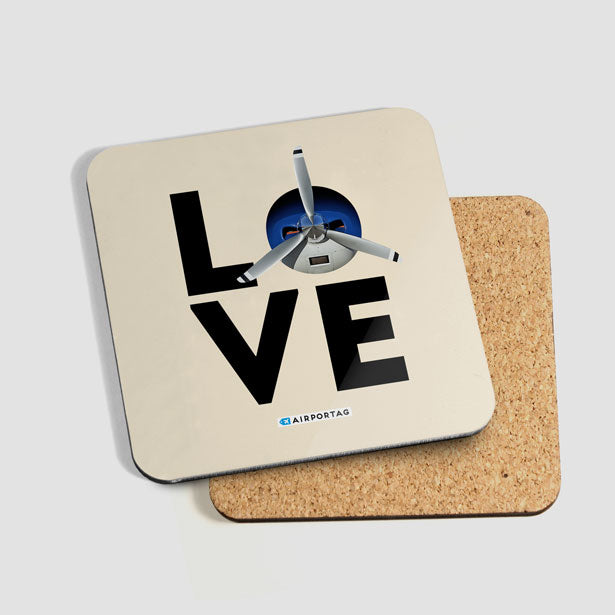 Love Propeller - Coaster - Airportag