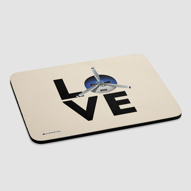 Love Propeller - Mousepad - Airportag