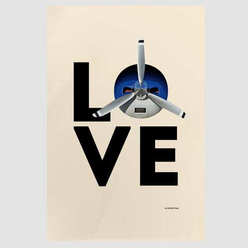 Love Propeller - Poster - Airportag