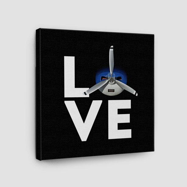 Love Propeller - Canvas - Airportag