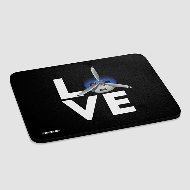 Love Propeller - Mousepad - Airportag