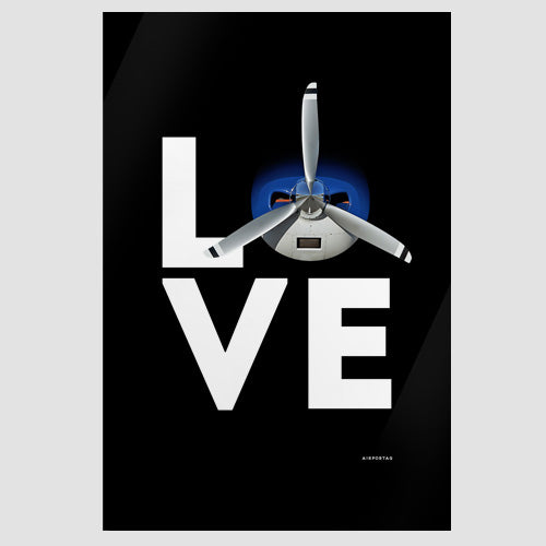Love Propeller - Poster - Airportag